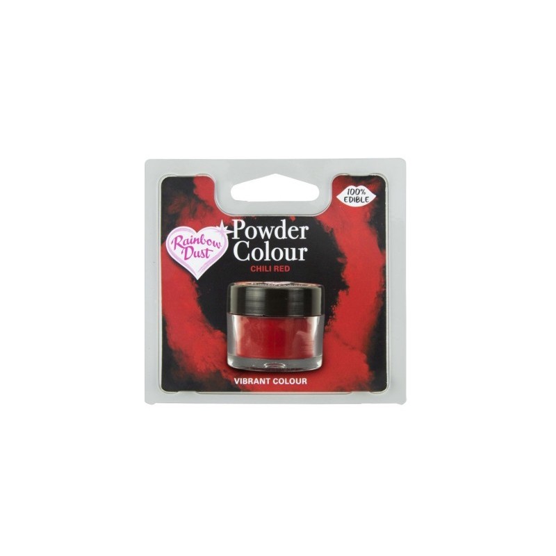 colorante en polvo "Powder Colour" chilli red/chile rojo - 3g - RD