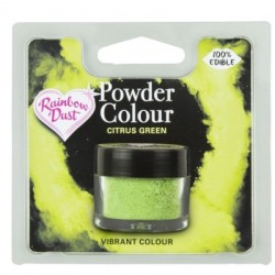 colorante en polvo "Powder Colour" citrus green/verde cítrico - 3g - RD