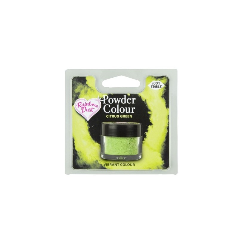 colorant en poudre "Powder Colour" citrus green/vert d'agrumes - 3g - RD