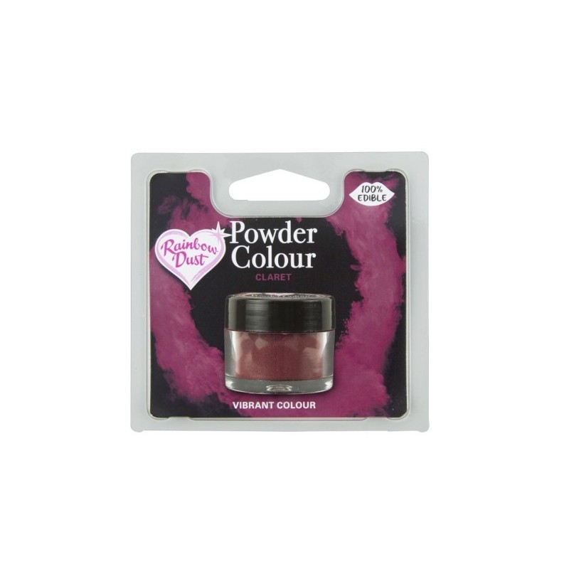 Pulverfarbe "Powder Colour" claret/Rotwein- 3g - RD