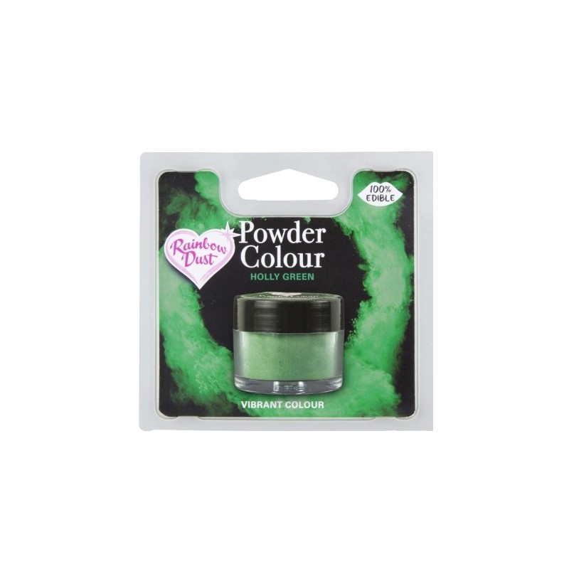 colorant en poudre "Powder Colour" holly green/vert houx - 3g - RD