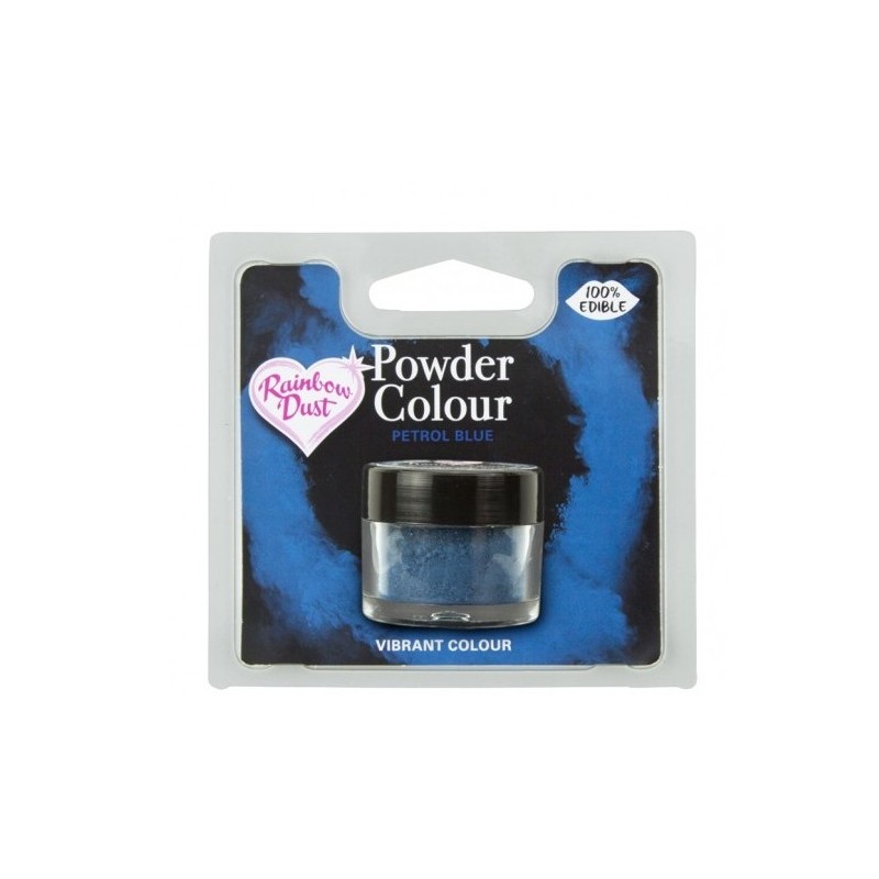 colorante in polvere "Powder Colour" petrol blue/blu petrolio - 3g - RD
