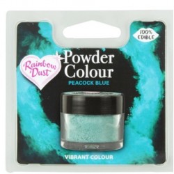 colorante in polvere "Powder Colour" peacock blue / blu pavone - 3g - RD
