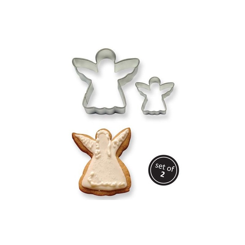 Cortador de galletas ángel - 2 piezas - PME