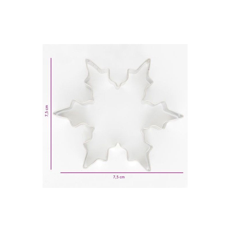 Ice crystal cookie cutter - Ø7.5 cm