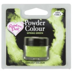 colorante en polvo "Powder Colour" spring green / primavera verdeo - 3g - RD