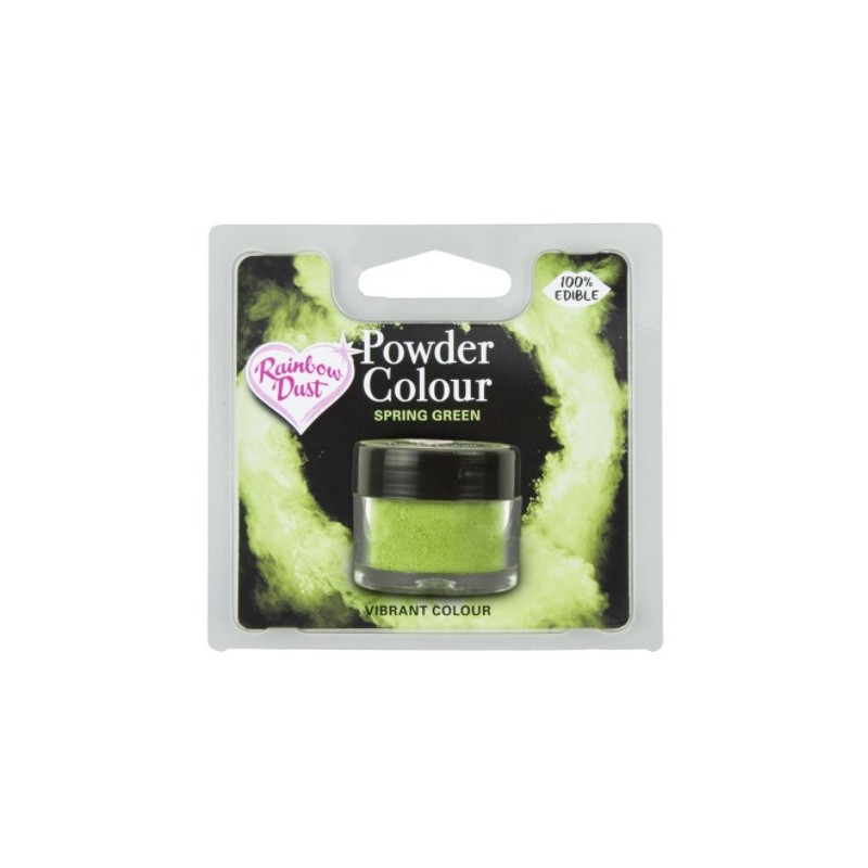 colorante en polvo "Powder Colour" spring green / primavera verdeo - 3g - RD