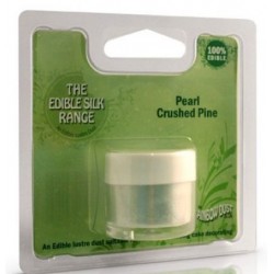 Edible Silk - pearl crushed pine / pin broyé perlé - 3g