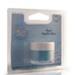 Edible Silk - pearl pale pacific blue / bleu pacifique perle - 3g