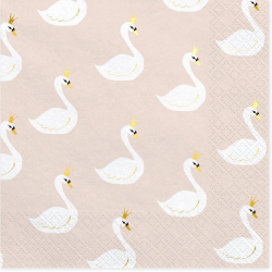 20 serviettes - lovely swan...