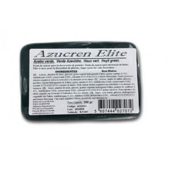 Pâte à sucre sans gluten - vert houx - 250g - Azucren Elite