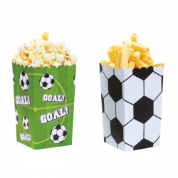 Football popcorn boxes -...