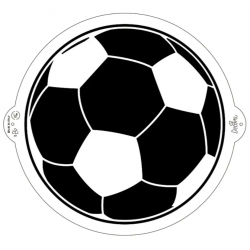 Stencil "balón de fútbol" -...