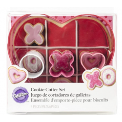 set 4 cookie cutters "love...