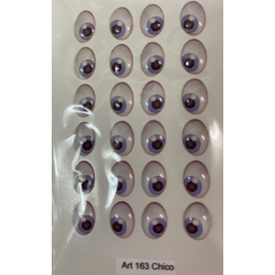 occhi adesivi 3D resinati chico- 197 - 12 paia - Mariela Lopez