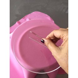 Round and wide acrylic smoother