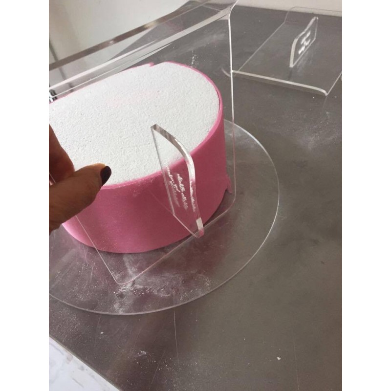 large acrylic smoother 1 side for right angle