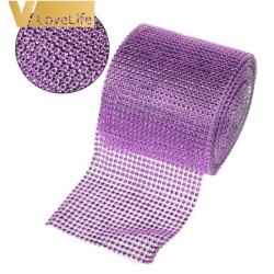ribbon with strass - purple...
