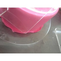 Acryl Smoother breiten rechten Winkel zu einer Seite