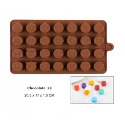Molde de chocolate - emojii