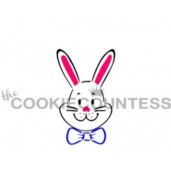stencil Build a bunny 1 / Crée ton lapin 1 - Cookie Countess