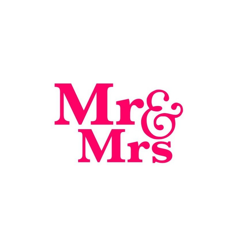 Mr & Mrs / Sig & Sig.ra