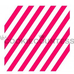 Diagonal wide stripe / Rayado diagonal se espesa