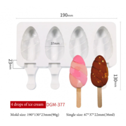 Kit mini stampo gelato poppi