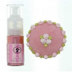 Bomba brillo de rosa comestible de Cake Lace : 10g