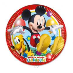 8 plates - Mickey Club