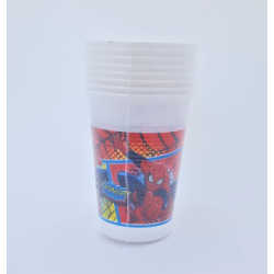 8 gobelets - Spiderman  - 20cl