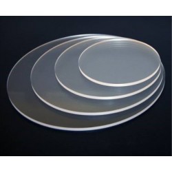 Set bestehend aus 2 Acryl runden Platten : 36cm Durchmesser