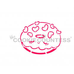 stencil PYO donut love -...