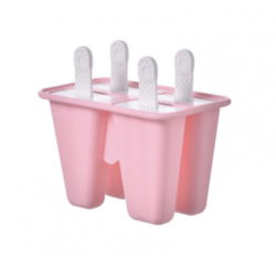 stampo gelato - 4 fori - rosa