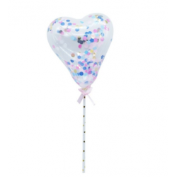 mini globos de confeti -...