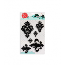 clear stamp - damask &...