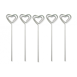 metal heart sticky note clip