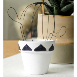 vaso di terracotta - Ø 5,8 cm - A 5 cm