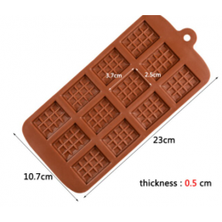Moule silicone chocolat mini tablette