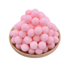 pompon colore peach / pesca...