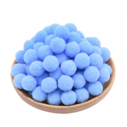 Pompon colore lake blue /...