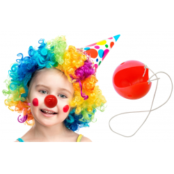 Clown nose + elastic