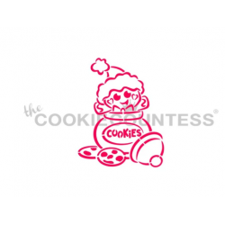 stencil PYO cookie jar...