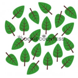3 Piece Leaves set / 3 Stück Blätter Set - Cookie Countess