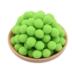 light green colour pompom -...