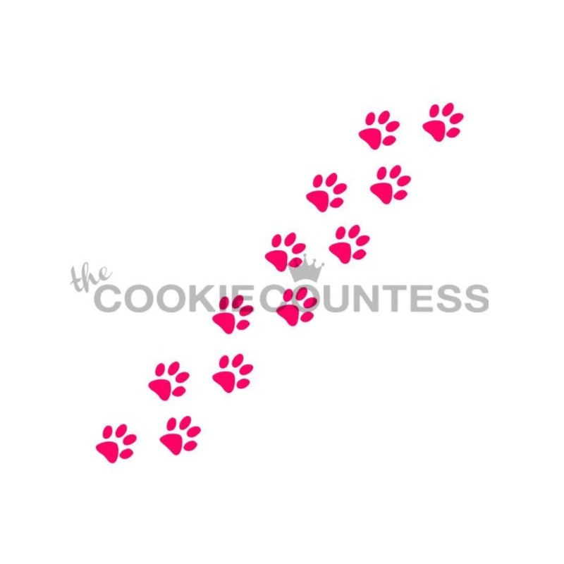 stencil Animal Trail / Sentier animal - Cookie Countess