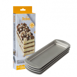 Rectangular cake mold set