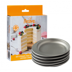 Round cake mold set