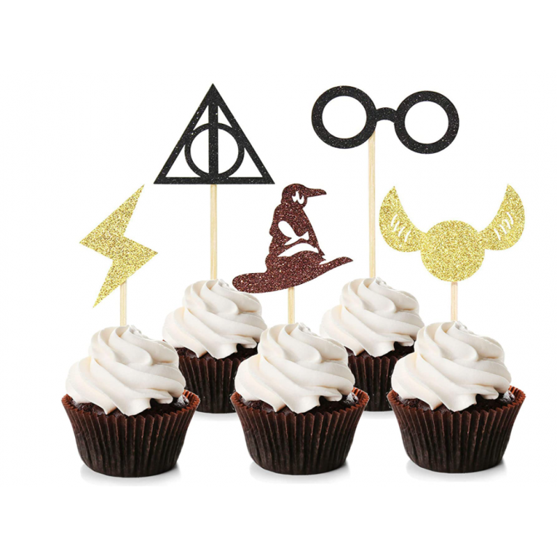Cake Topper Harry Potter  Temática de harry potter, Regalos de harry potter,  Bolsas de regalos de navidad