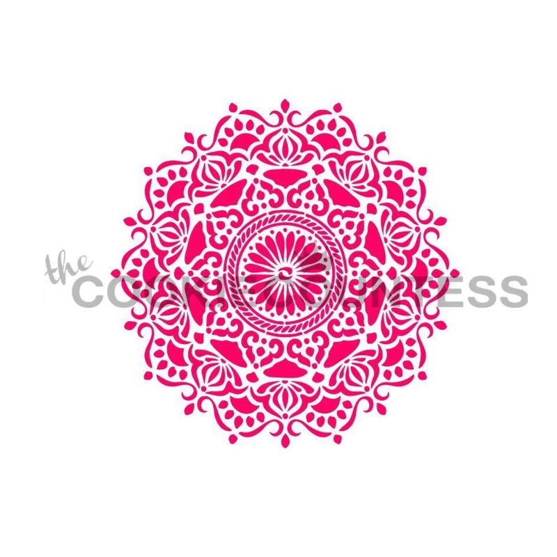 Ornate Medallion / Mandala Cookie Stencil — The Cookie Countess